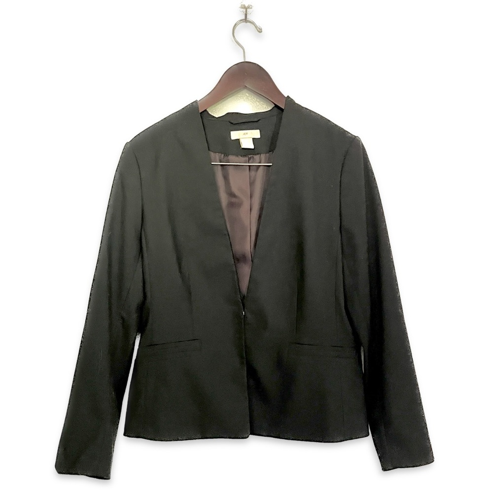 H&M Black Blazer Size 12